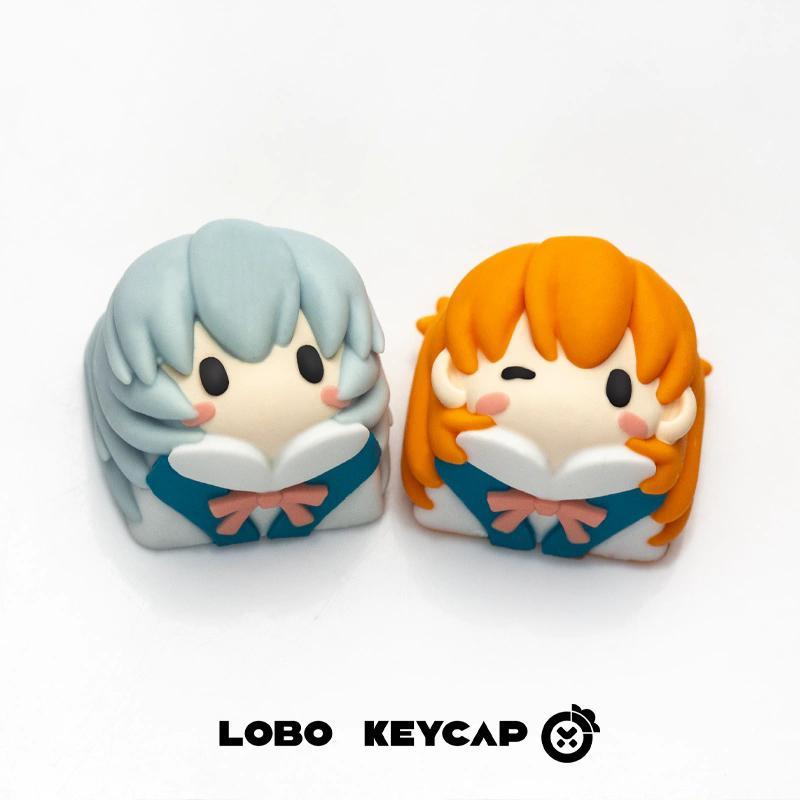 Model Kit Aoshima - Evangelion klavye tuş Anime Kawaii kız