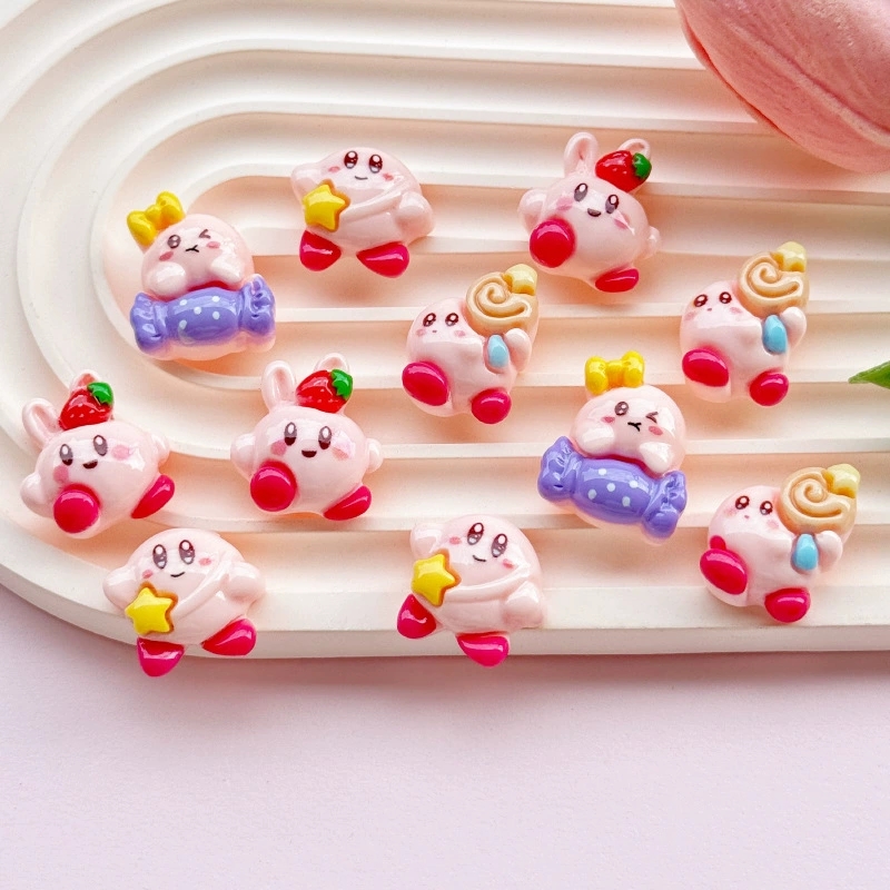 Model Kit Kirby - 7 adet/takım karikatür sevimli Mini yıldız