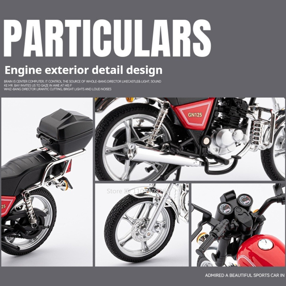 1:12 Ölçekli Suzuki GN125 R Ni - Model Kit Aoshima incelemesi ve fiyatı