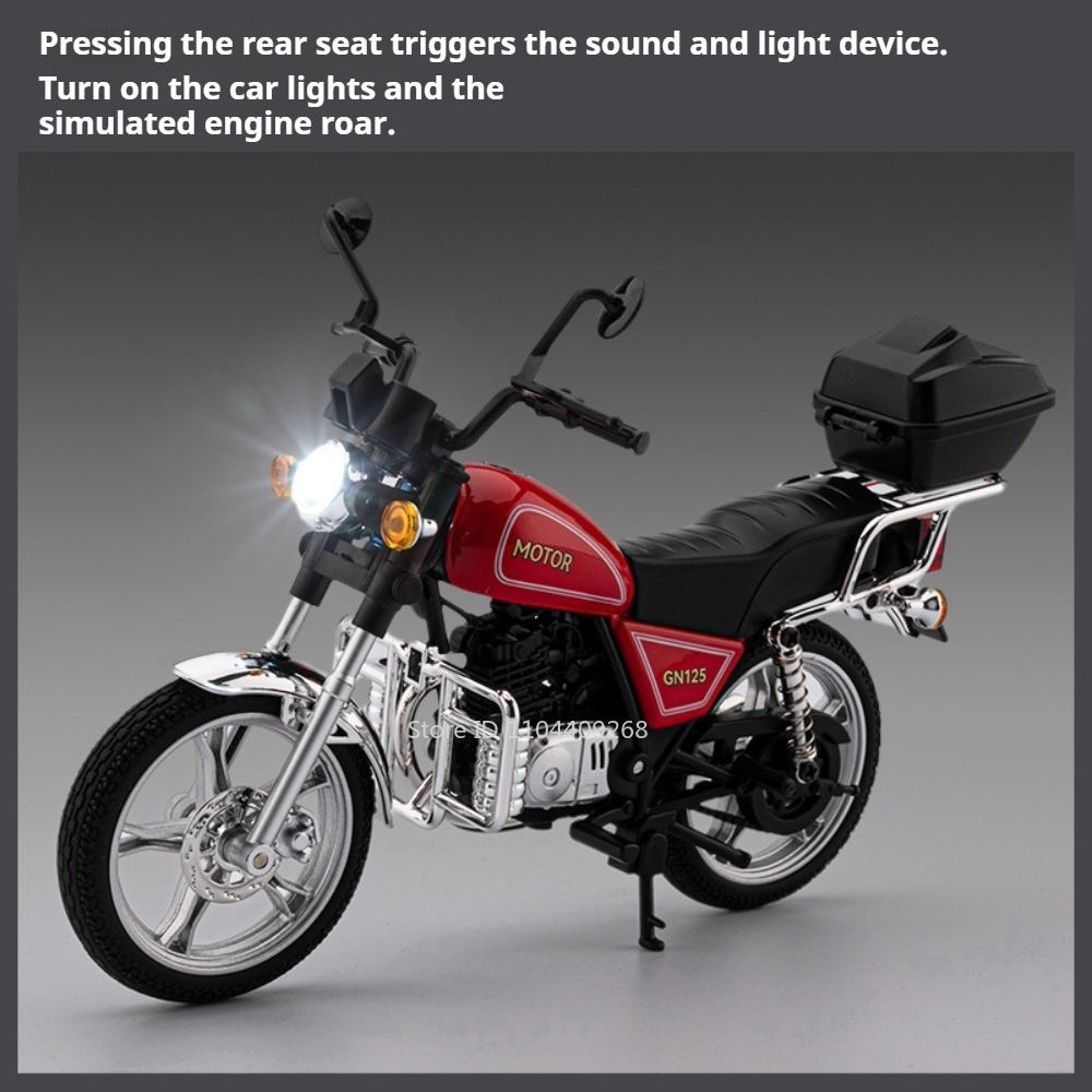 1:12 Ölçekli Suzuki GN125 R Ni - Model Kit Aoshima incelemesi ve fiyatı