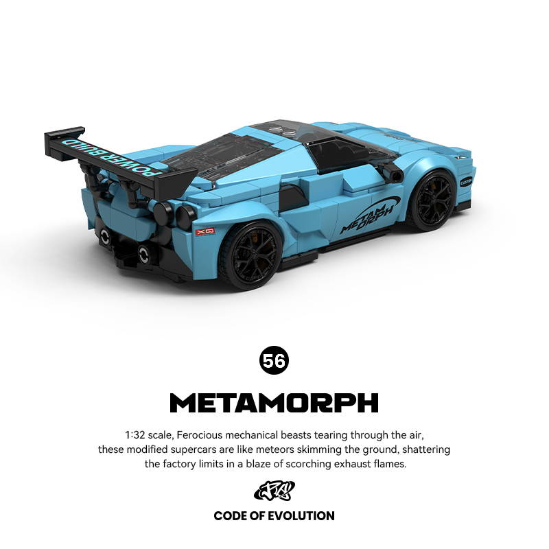 Vitrinli Mavi Süper Araba Yapı - Model Kit Display Case incelemesi ve fiyatı