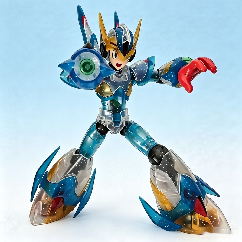 SS Şeffaf Renkli Versiyon Mega - Mega Man X Model Kit incelemesi ve fiyatı